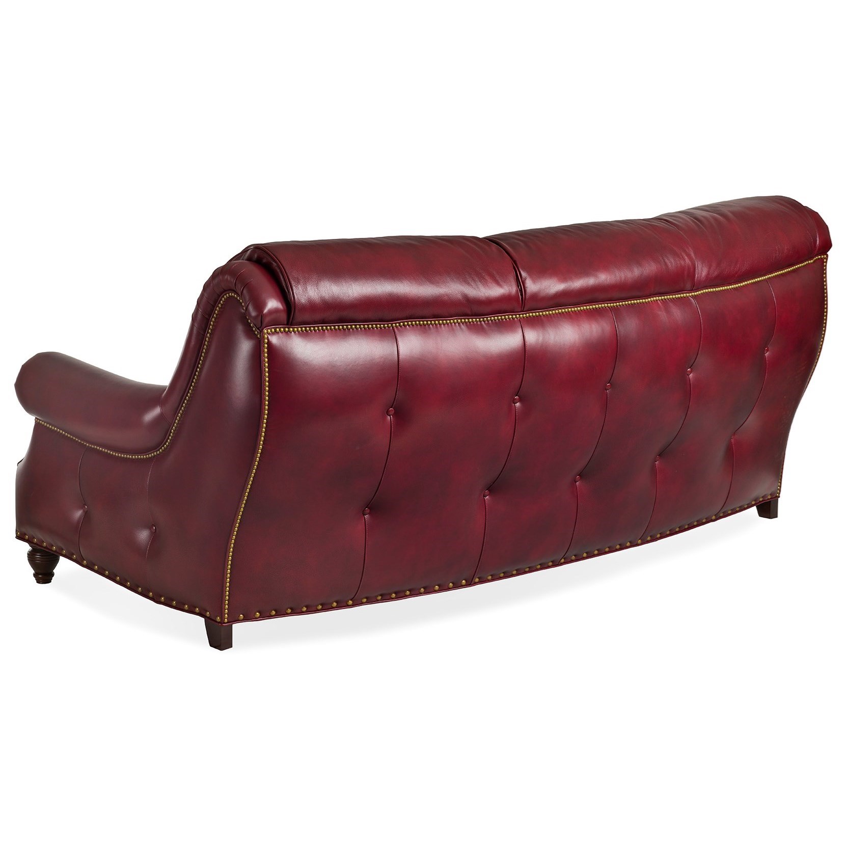 Hancock and moore sales tufted leather sofa